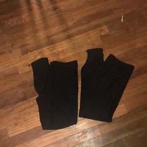 black leggings